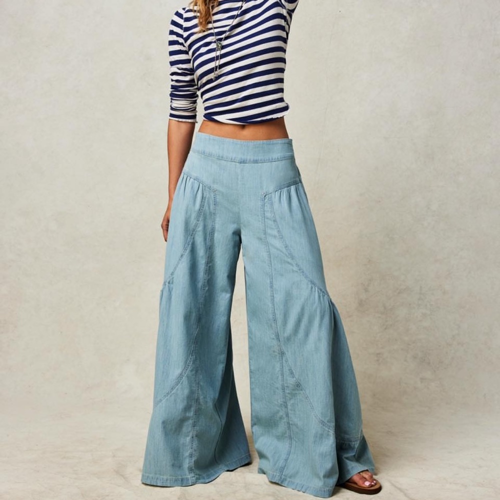 Free People wide leg comfy pant
